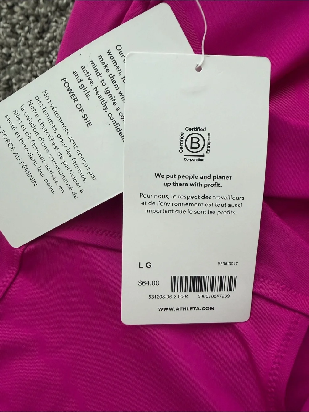 Athleta TRIANGLE TANKINI D-DD
